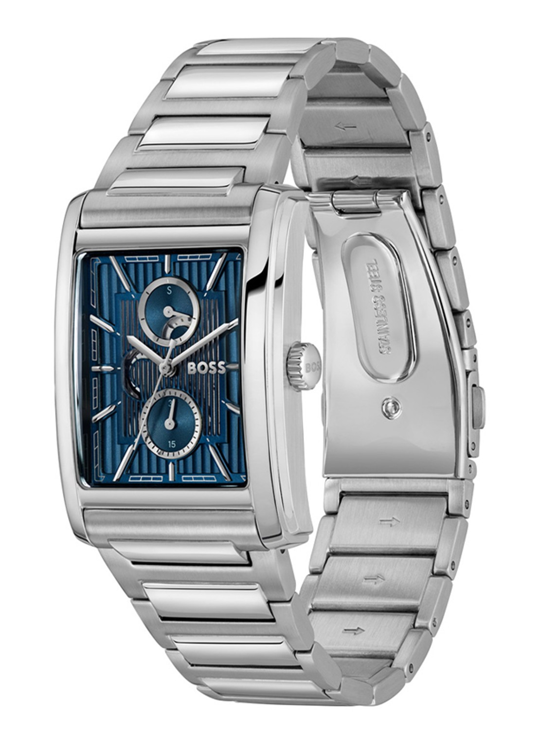 BOSS Principle Dress horloge HB1514318  - detail 3 zilver