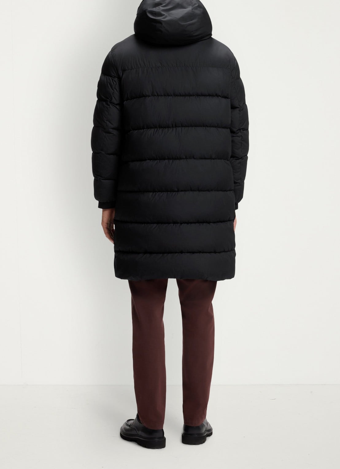 BOSS Puffer jas met waterafstotende coating - achterkant 5 zwart