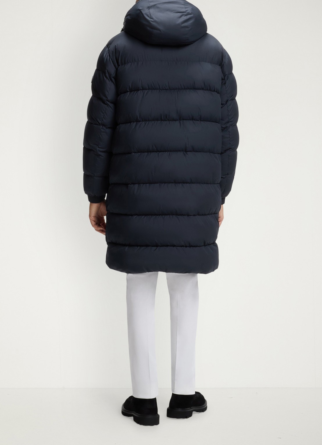 BOSS Puffer jas met waterafstotende coating - achterkant 3 blauw