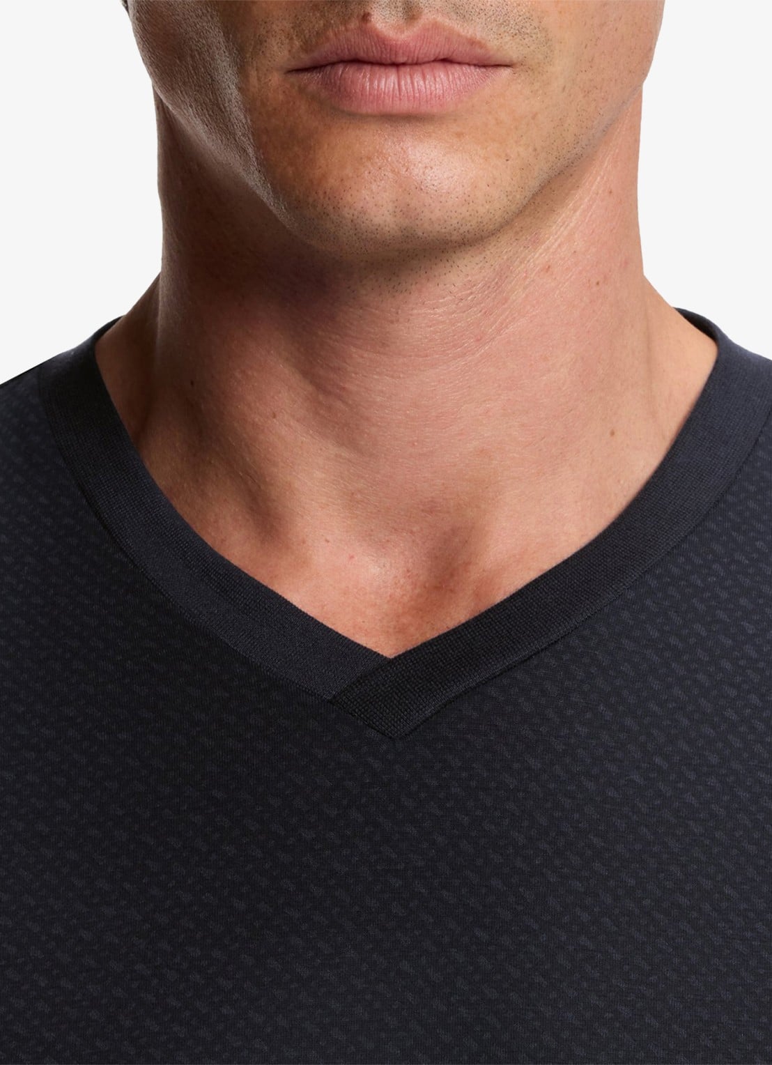 BOSS Pyjamaset  met structuur - detail 5 donkerblauw