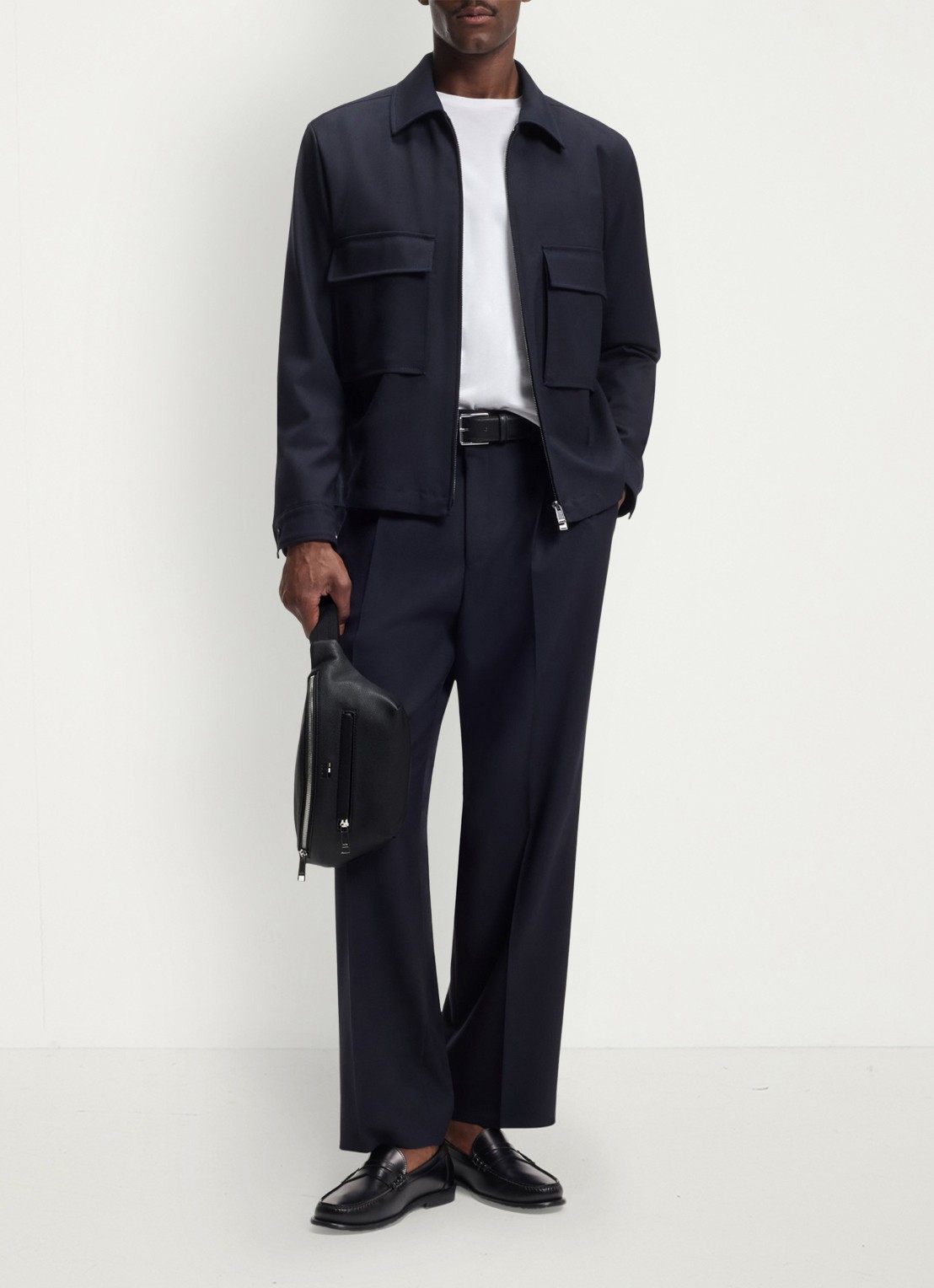BOSS Ray heuptas met logo - detail 5 zwart