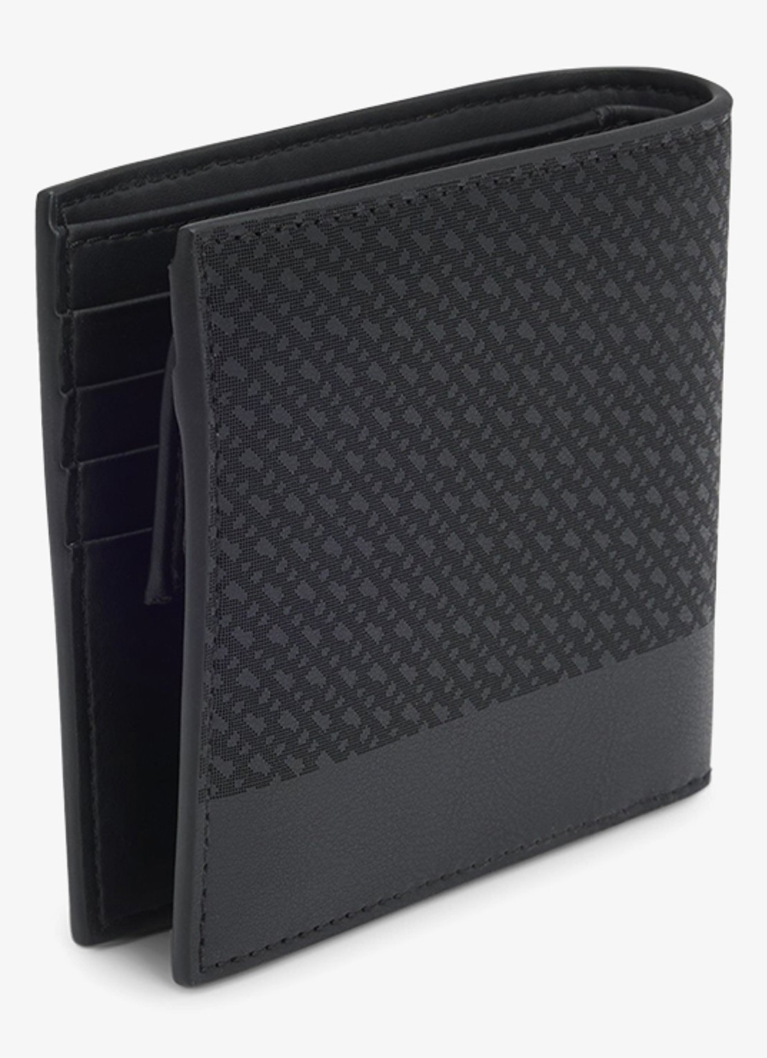 BOSS Ray_MP_4cc_Coin portemonnee met logoprint - detail 2 black-002 / zwart