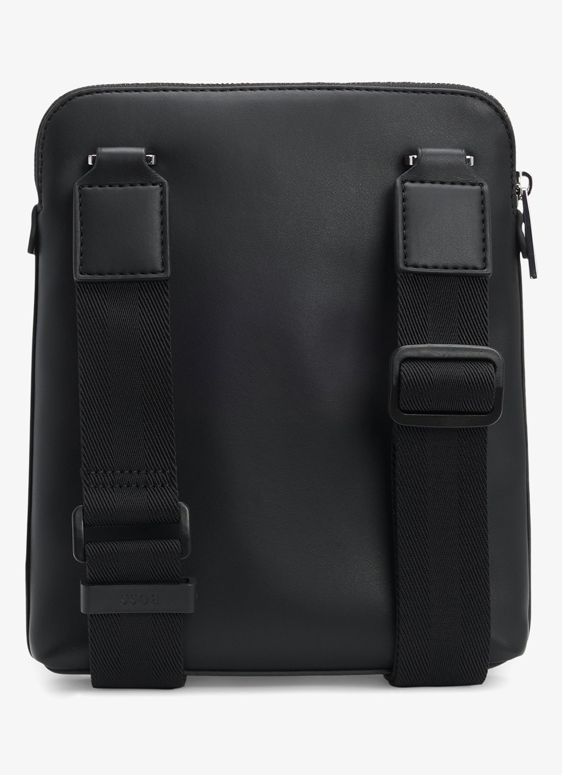 BOSS Ray_MP_Envelope crossbodytas met logoprint - voorkant 6 black-001 / zwart