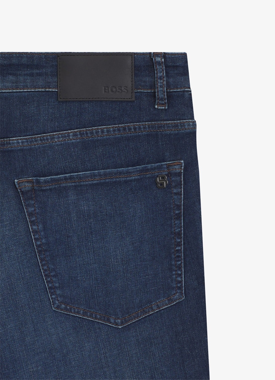 BOSS Re.Maine Bo regular fit jeans met medium wassing - detail 3 medium blue-420 / blauw