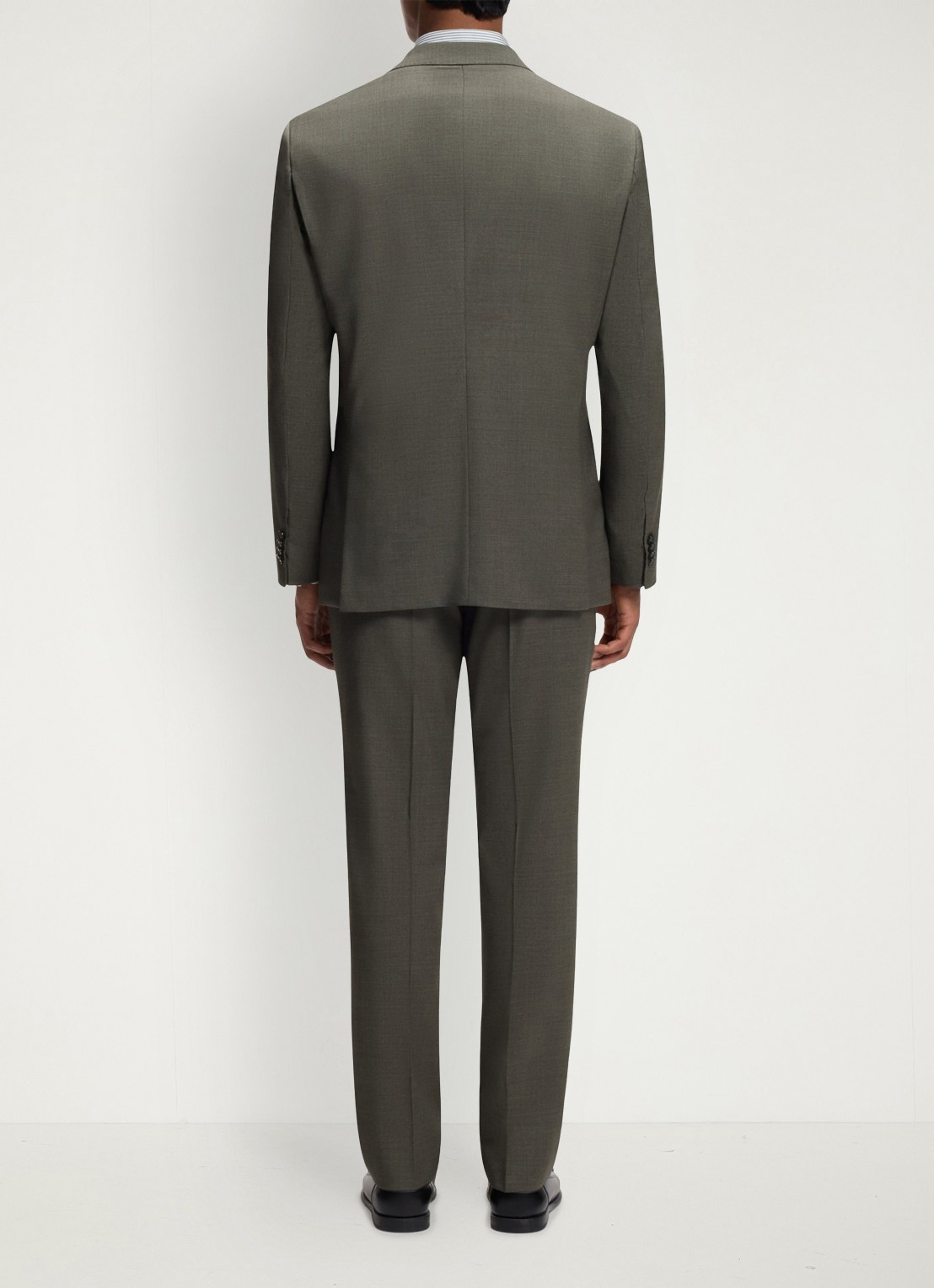 BOSS Regular fit 2-delig pak van gemêleerde stretchwol - achterkant 6 open green-347 / groen