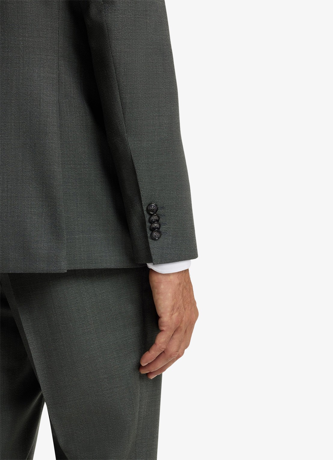 BOSS Regular fit 2-delig pak van scheerwol - detail 3 groen
