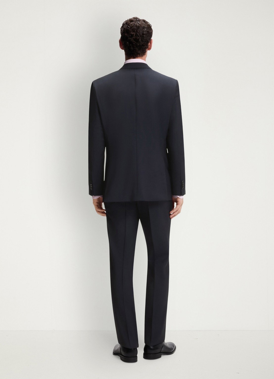 BOSS Regular fit 2-delig pak van scheerwol - achterkant 6 blauw