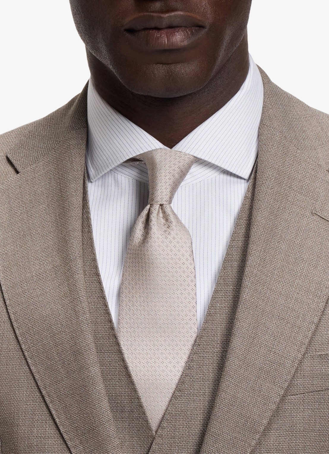 BOSS Regular fit 3-delig pak van scheerwol - detail 2 donkerbeige