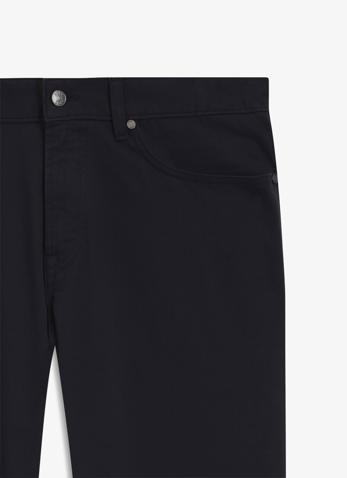 BOSS Regular fit broek met steekzakken - detail 2 donkerblauw