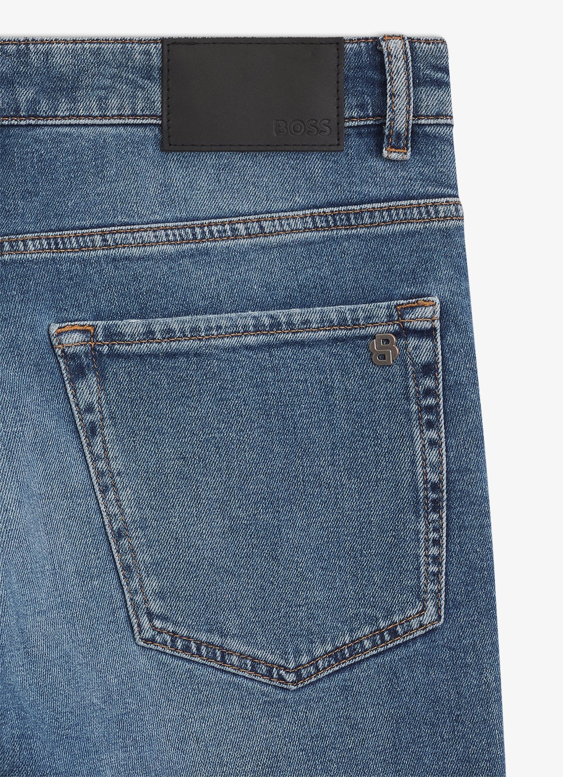 BOSS Regular fit jeans met steekzakken - detail 5 indigo