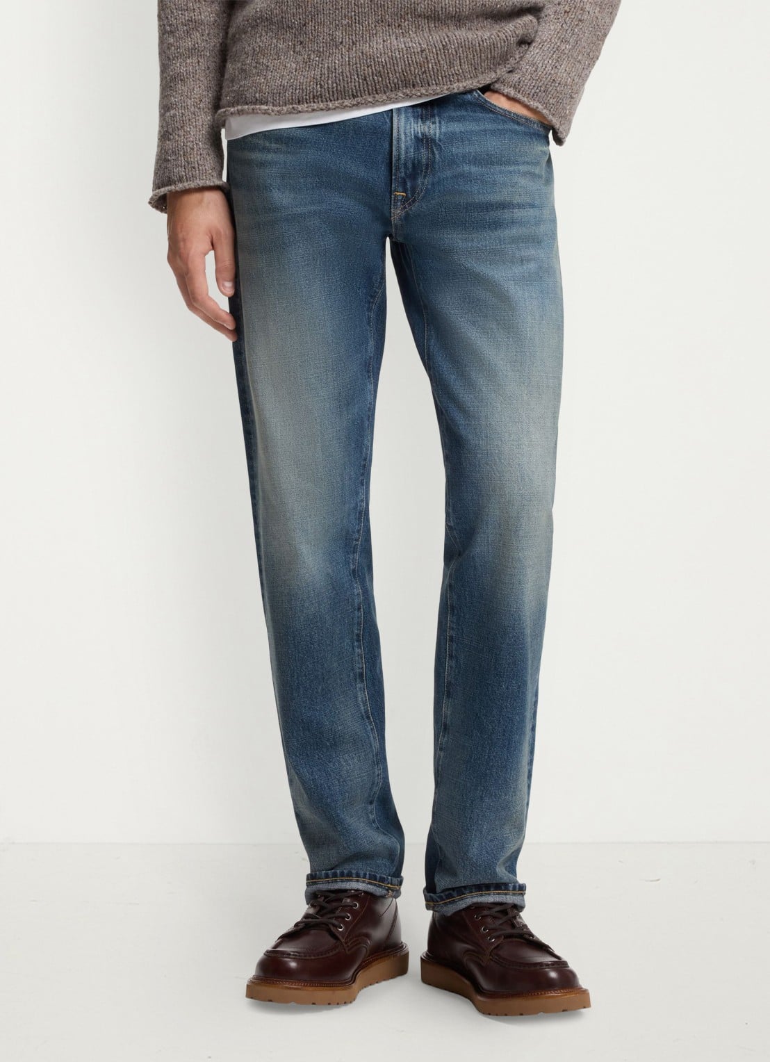BOSS Regular fit jeans met steekzakken - detail 4 indigo