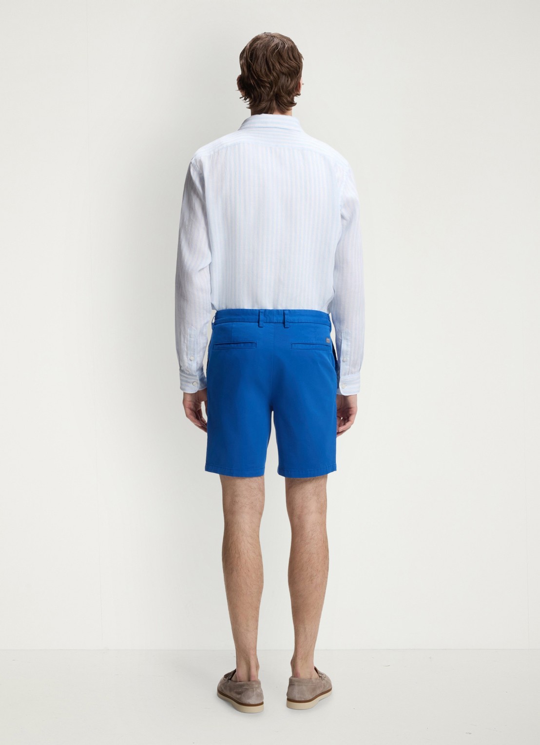 BOSS Regular fit korte broek met steekzakken - detail 4 blauw