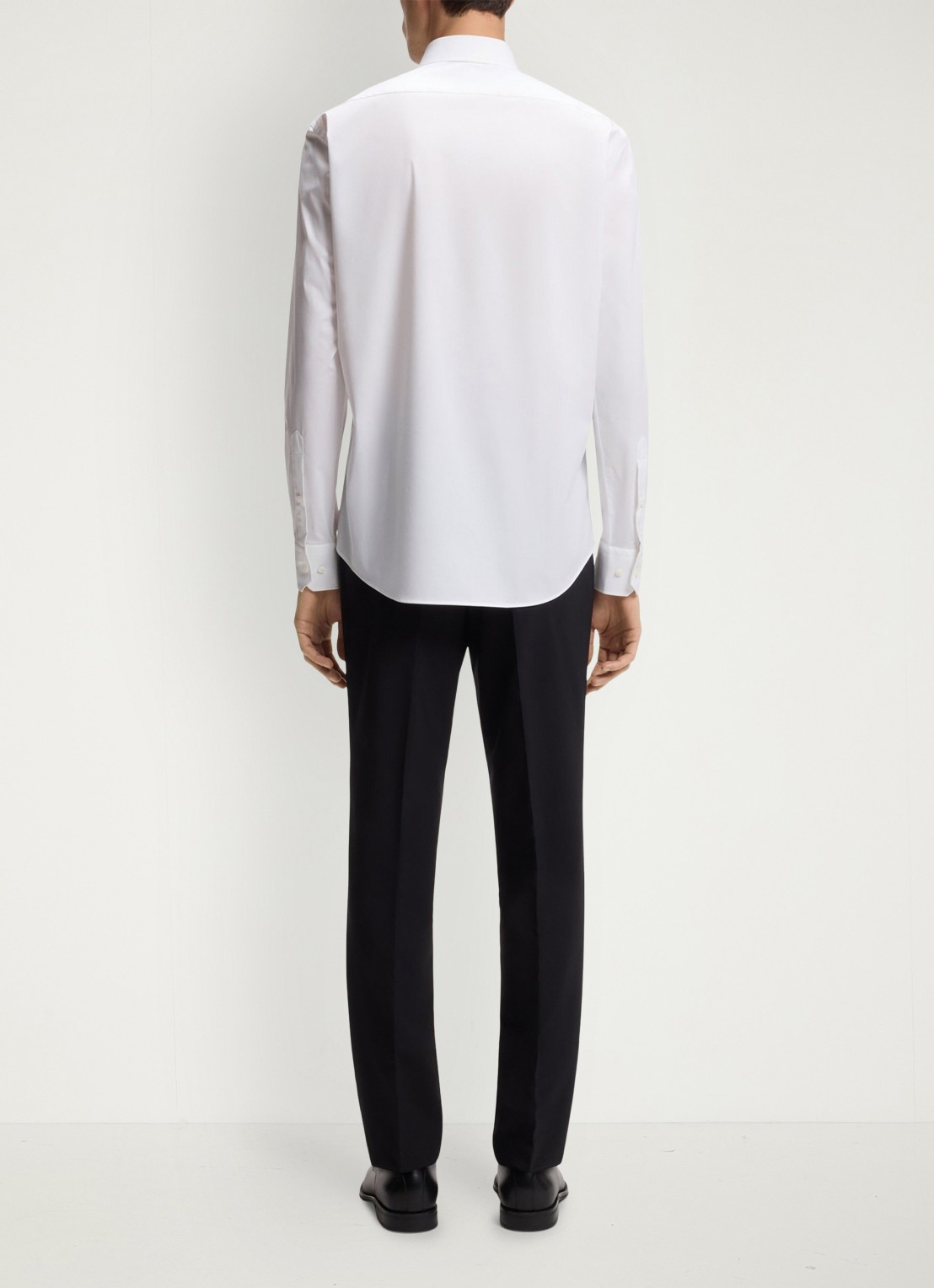 BOSS Regular fit overhemd in katoenblend - achterkant 6 wit