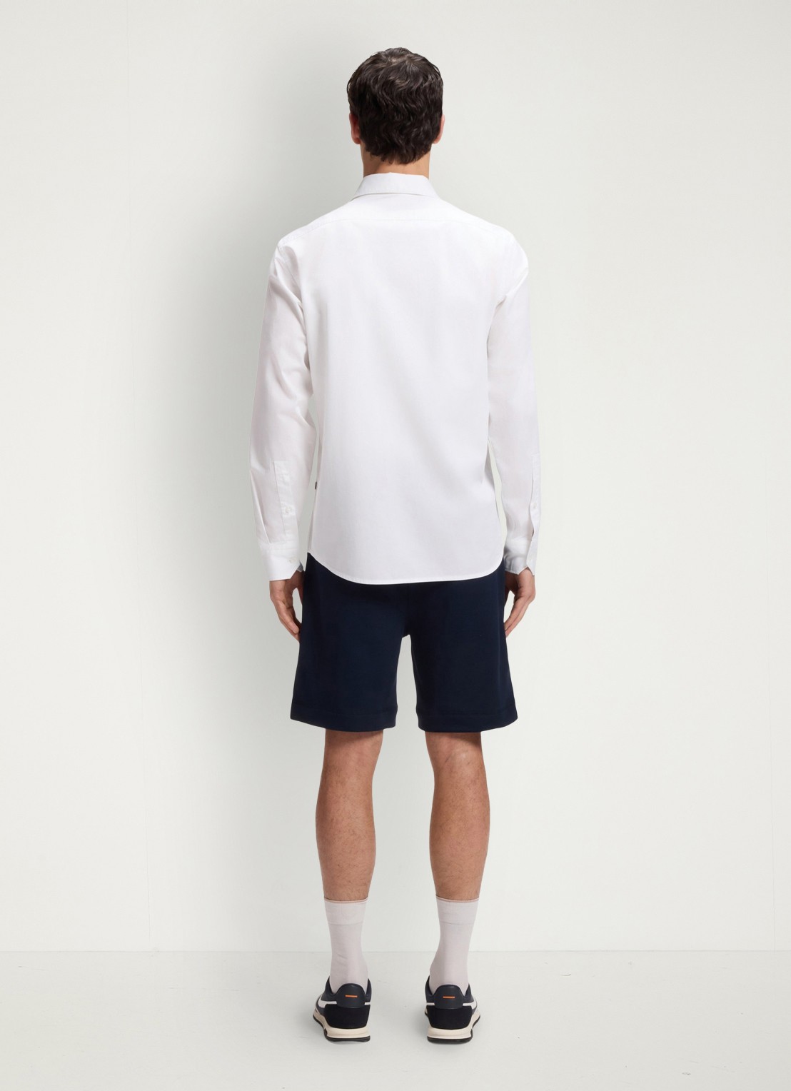 BOSS Regular fit overhemd met logo - achterkant 4 wit