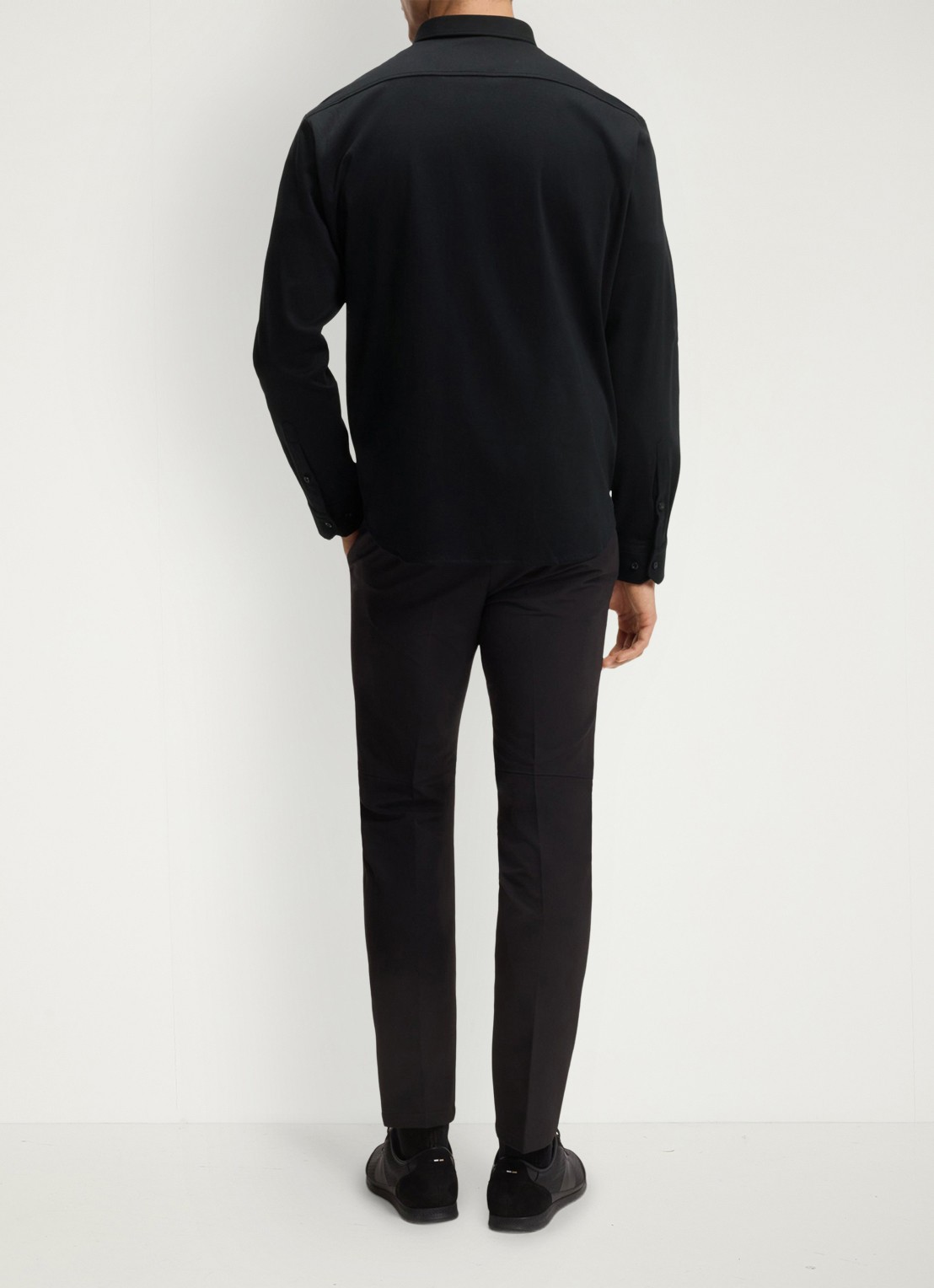 BOSS Regular fit overhemd met logo - achterkant 4 zwart