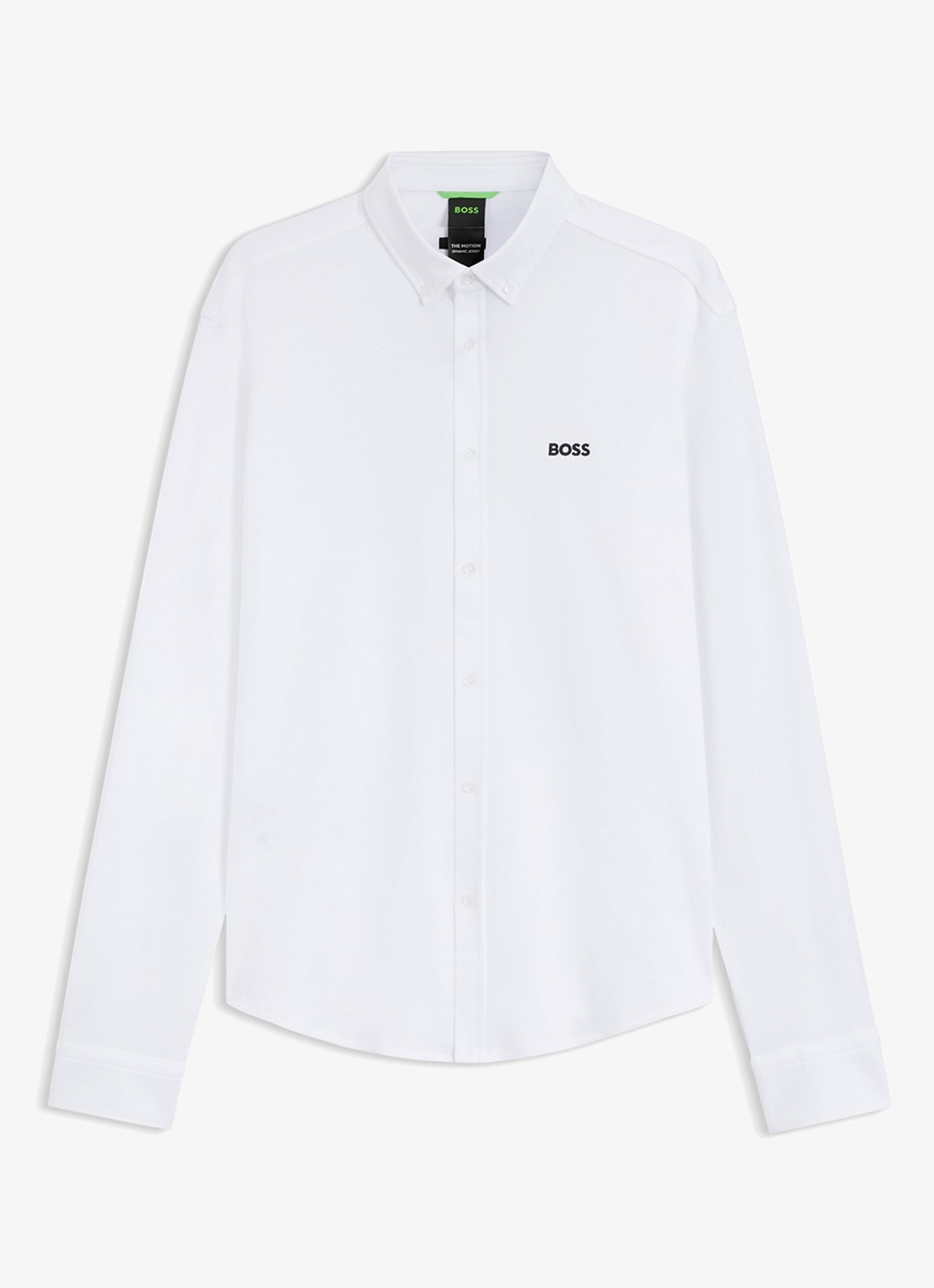 BOSS Regular fit overhemd met logo - voorkant 5 wit