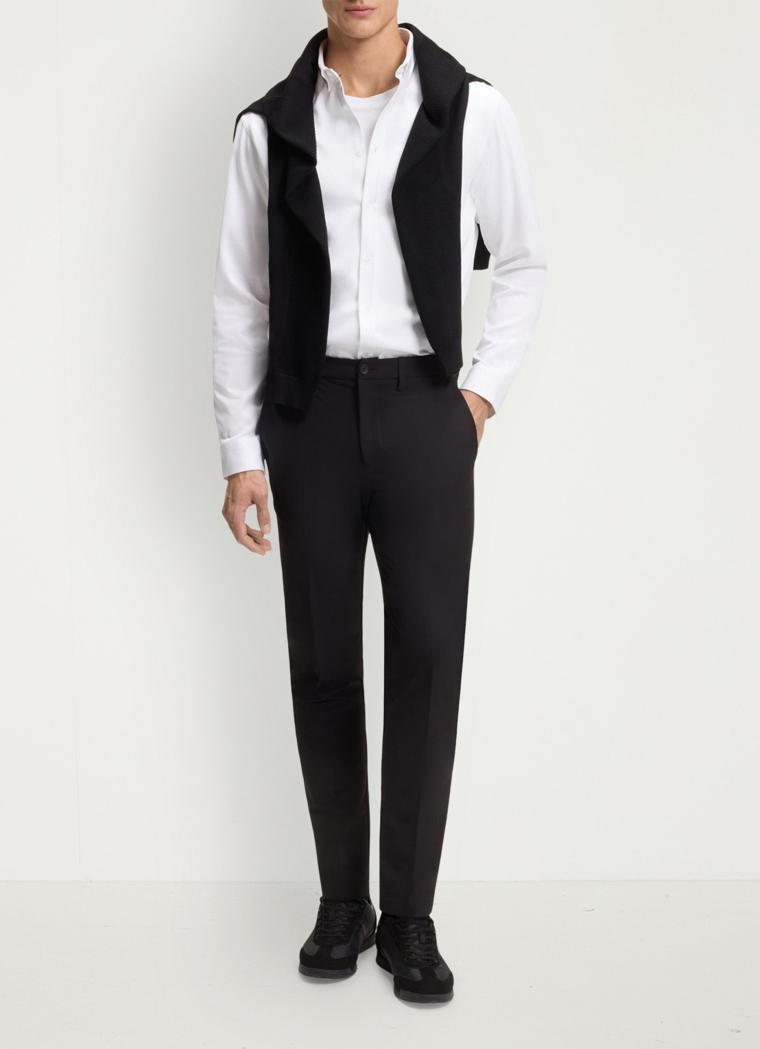 BOSS Regular fit overhemd met logo - voorkant 6 wit