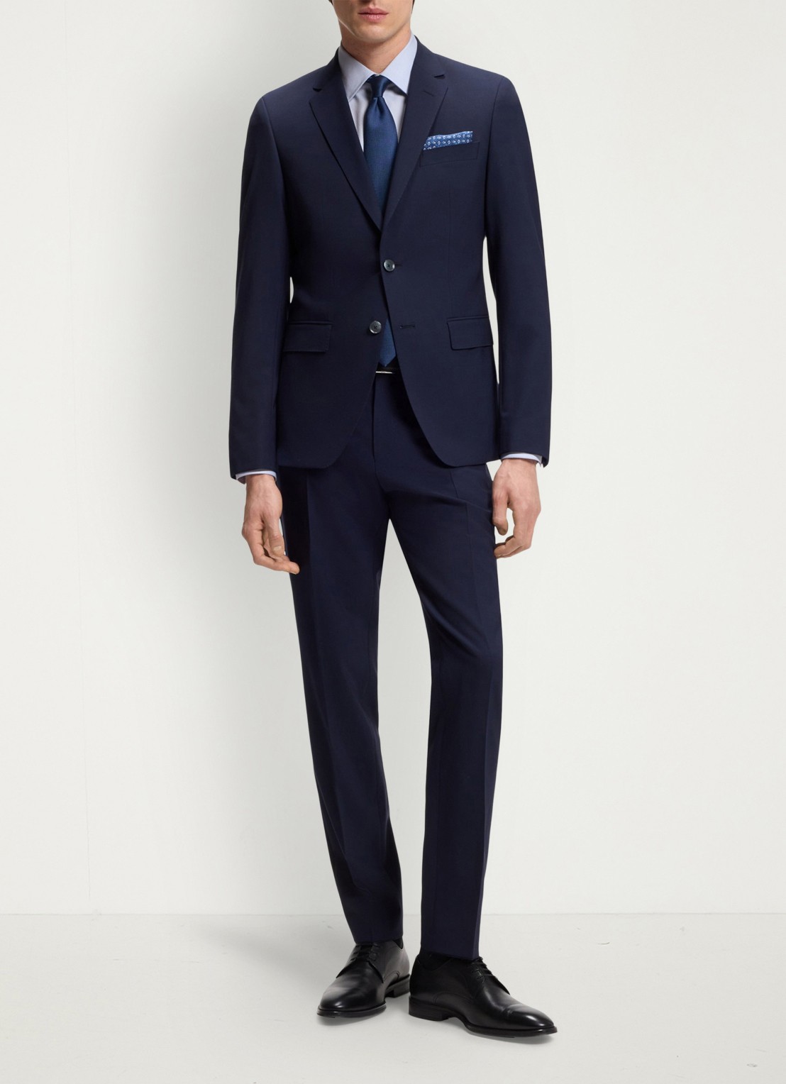 BOSS Regular-fit overhemd met stretch - voorkant 2 lichtblauw