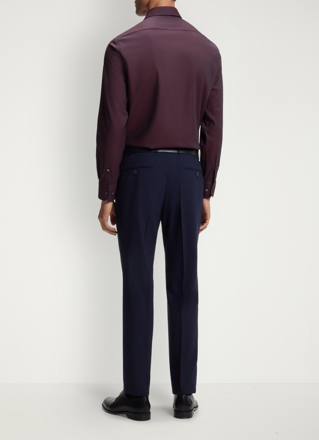 BOSS Regular-fit overhemd met stretch - achterkant 6 rood