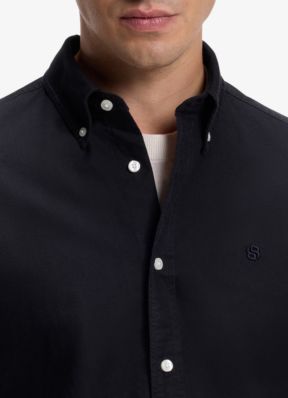 BOSS Regular fit overhemd met stretch - detail 5 blauw