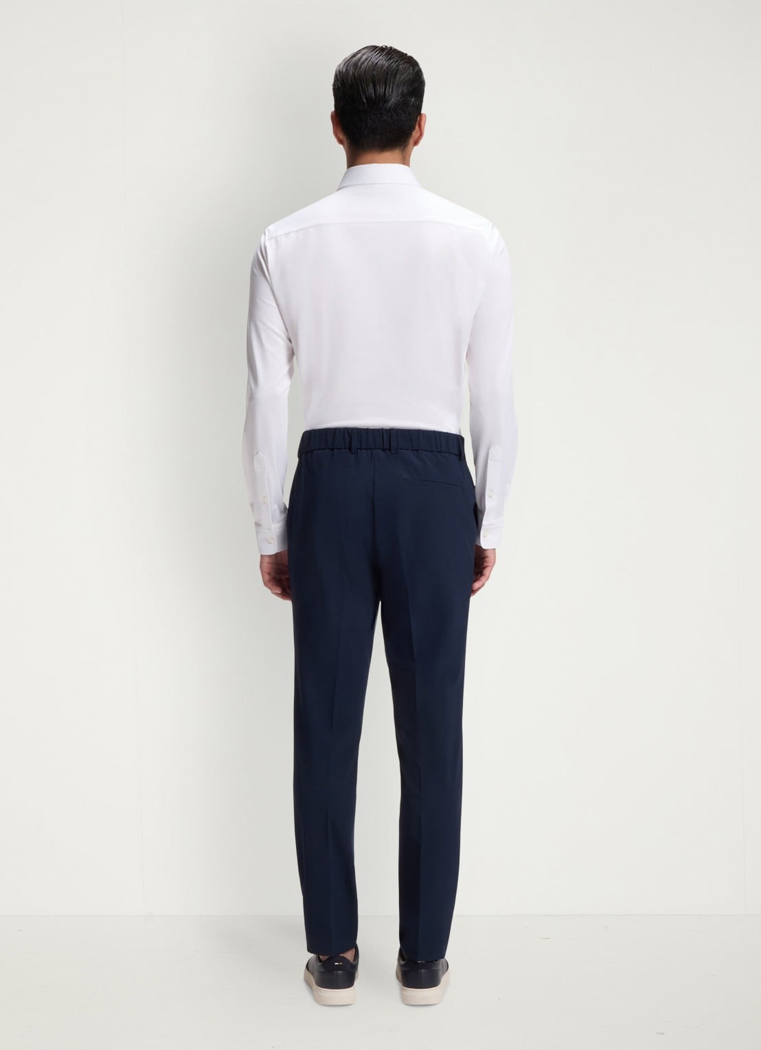 BOSS Regular fit overhemd met stretch - achterkant 3 wit