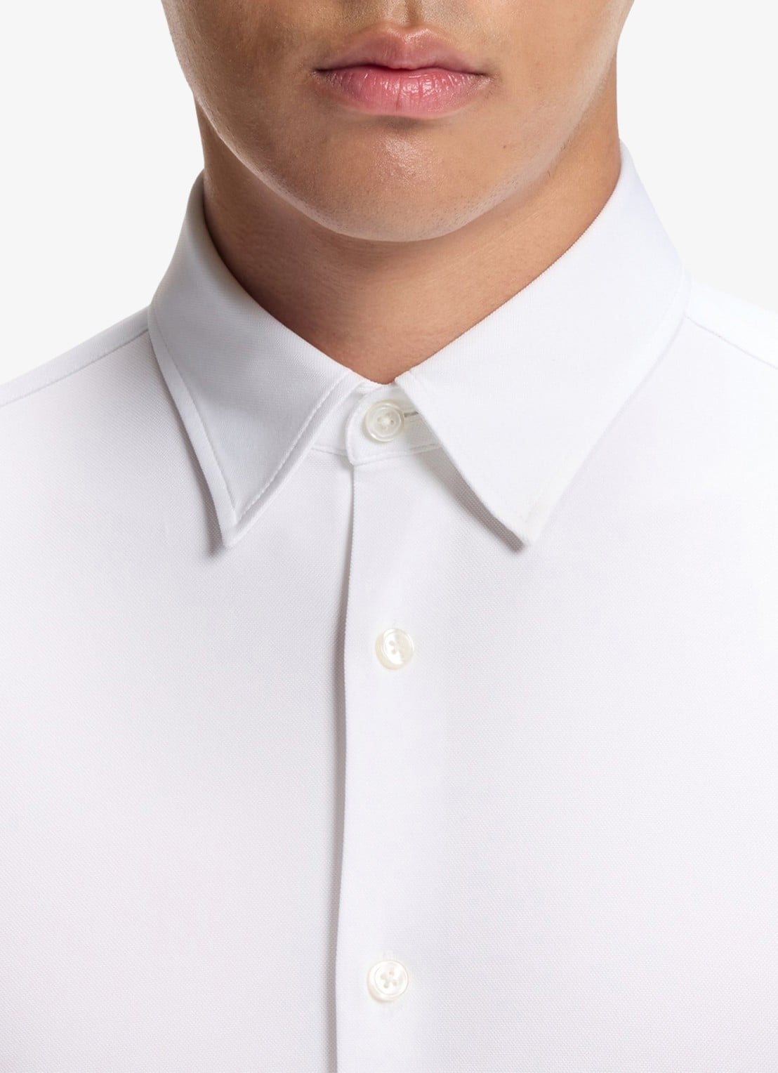 BOSS Regular fit overhemd met stretch - detail 2 wit