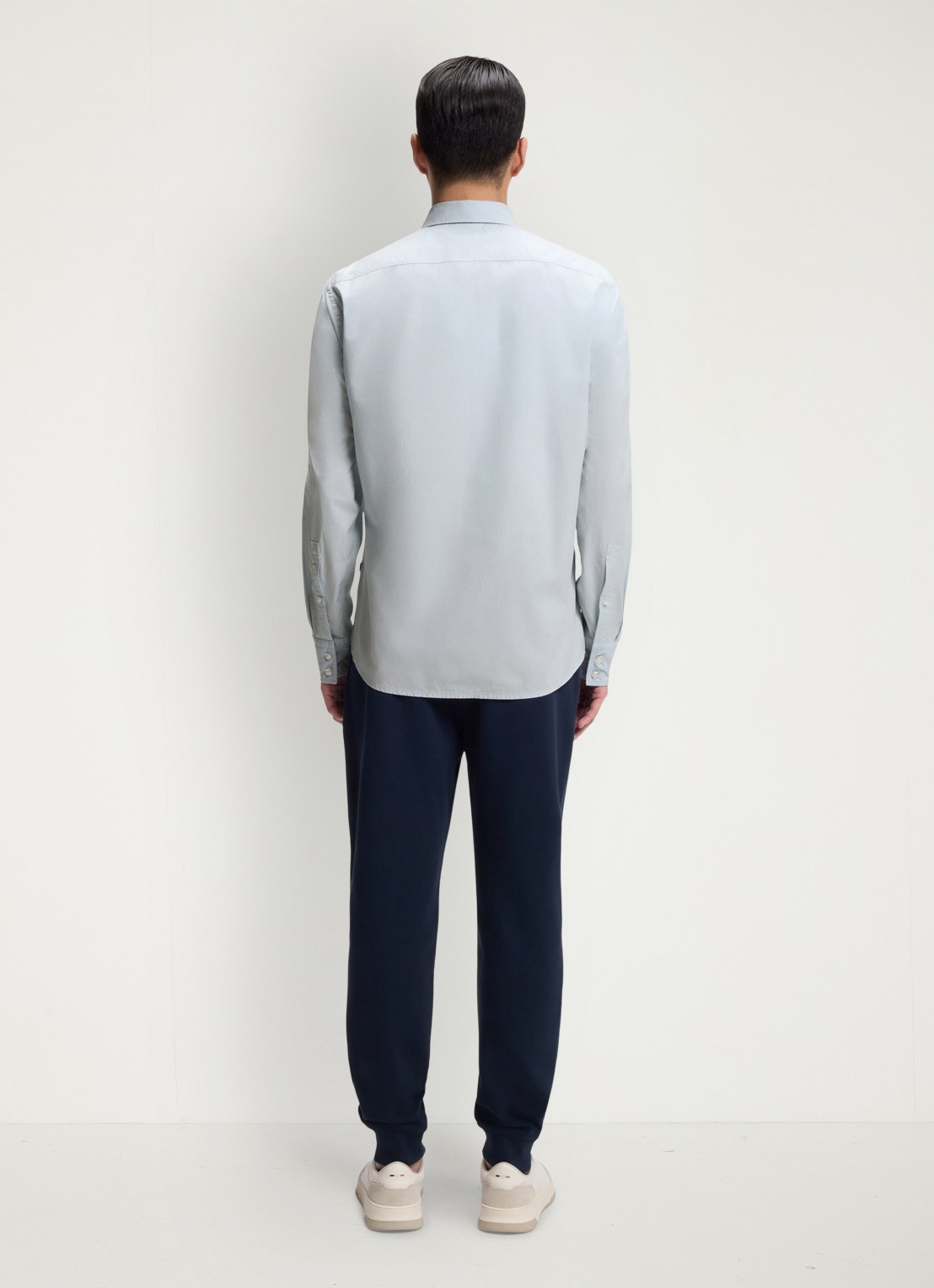 BOSS Regular-fit overhemd van katoenen popeline - achterkant 6 light/pastel grey-053 / grijs