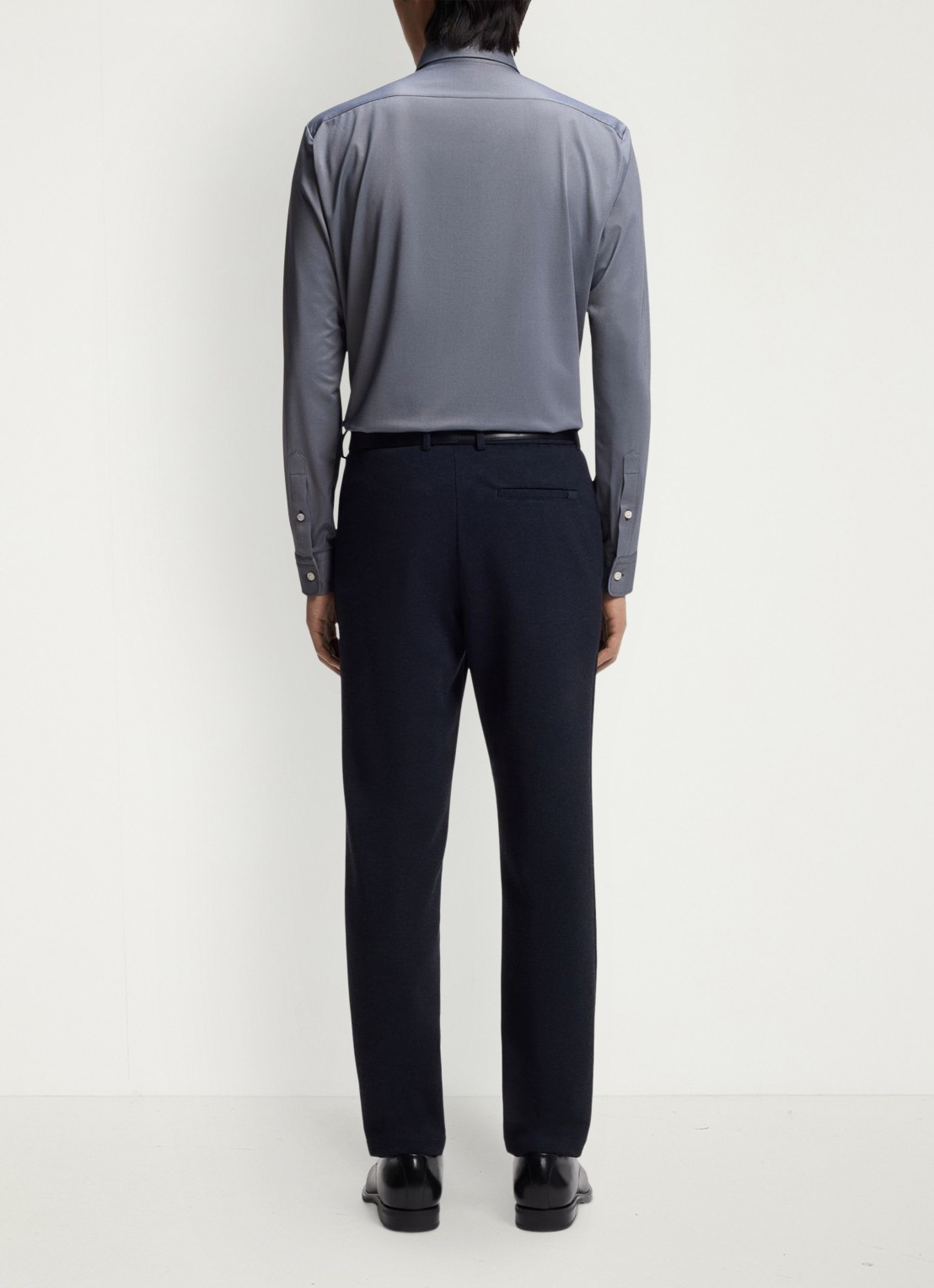 BOSS Regular fit overhemd - achterkant 6 blauwgrijs
