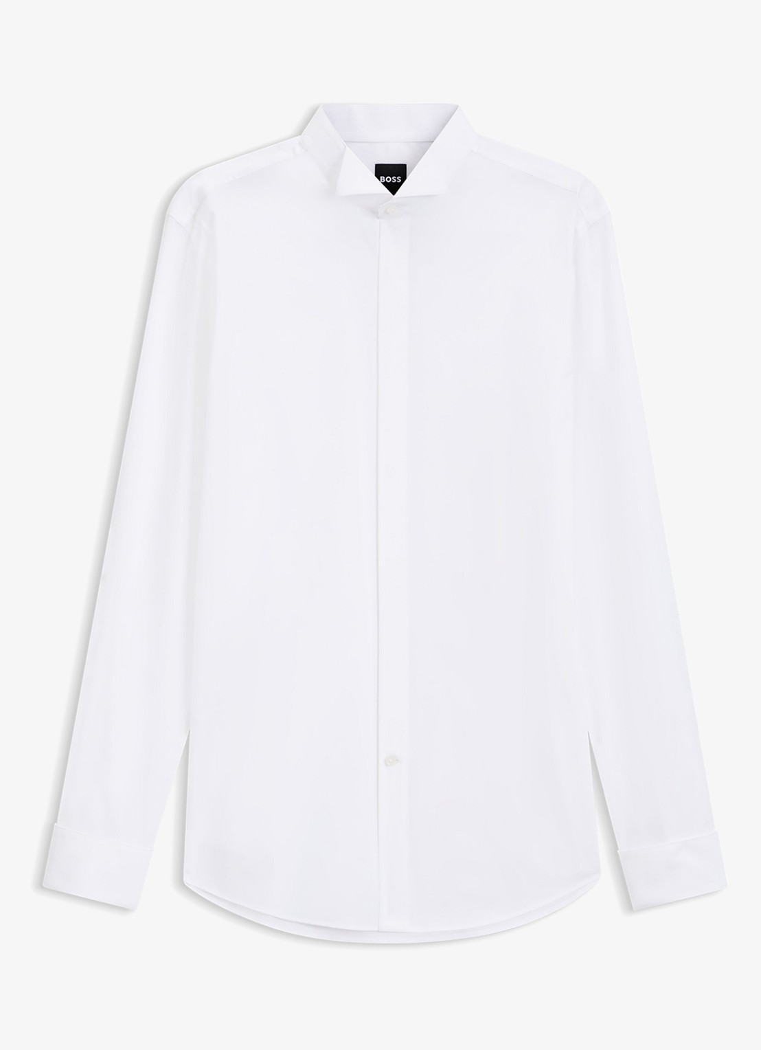 BOSS Regular fit overhemd - voorkant wit