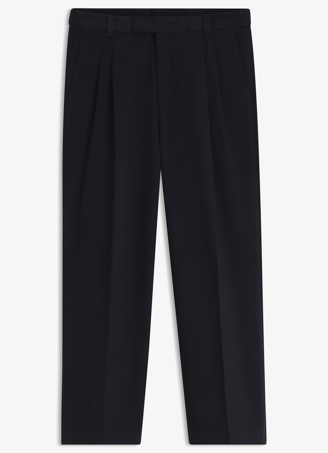 BOSS Regular fit pantalon met paspelzakken - voorkant 5 blauw