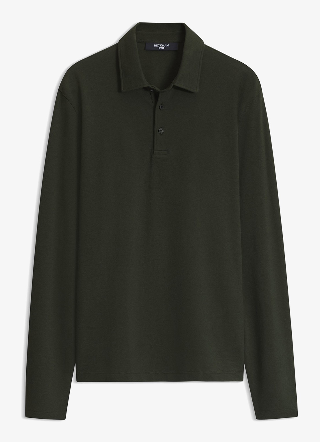 BOSS Regular fit polo - voorkant 4 open green-383 / groen