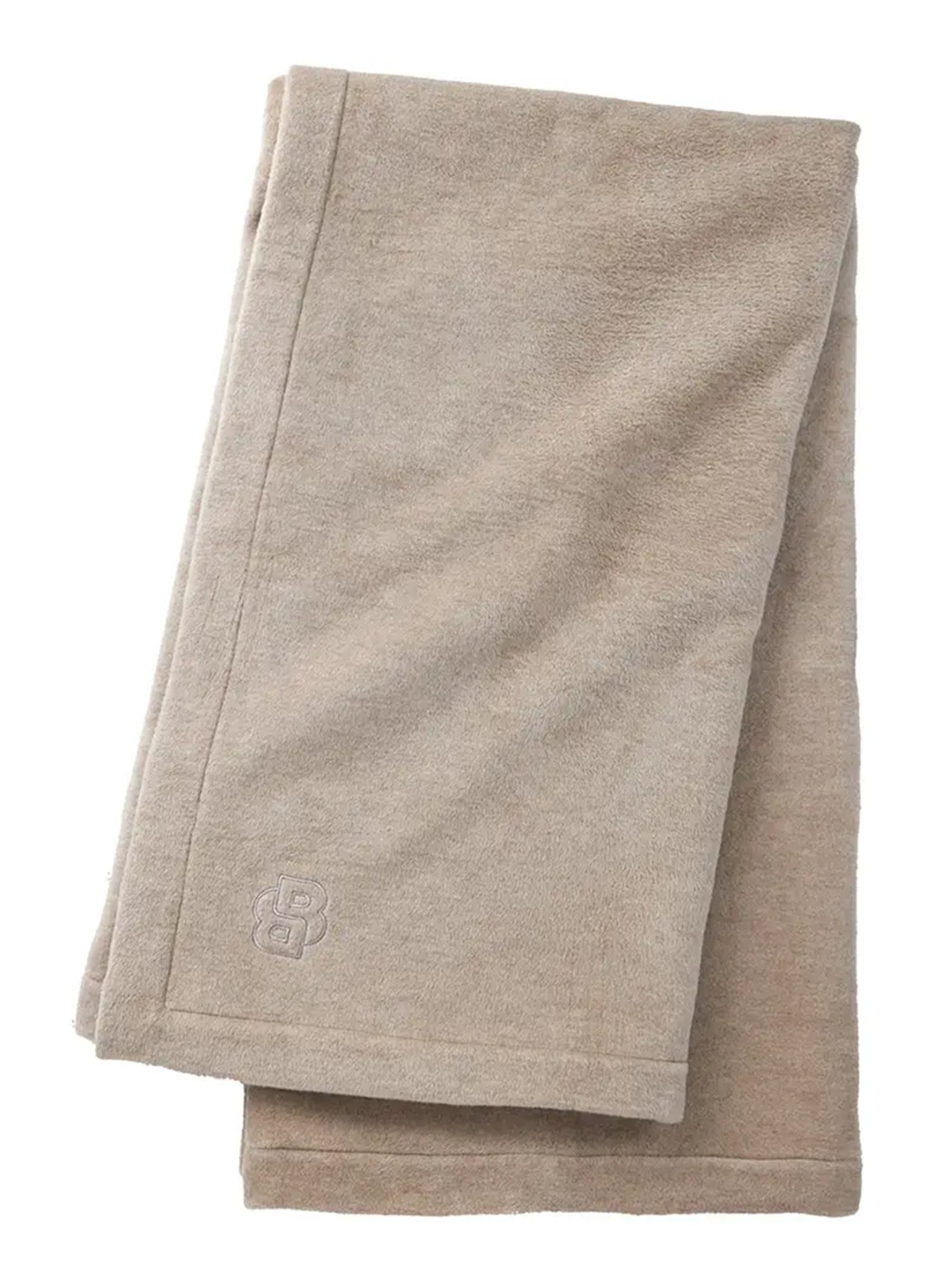 BOSS Reverso plaid 130 x 170 cm - voorkant beige