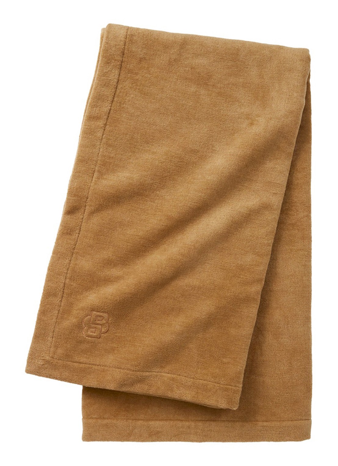 BOSS Reverso plaid 130 x 170 cm - voorkant camel