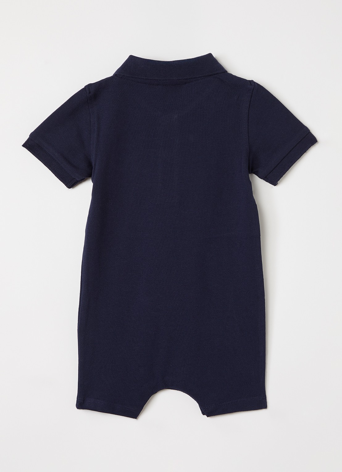 BOSS Romper met logoborduring - voorkant 2 donkerblauw