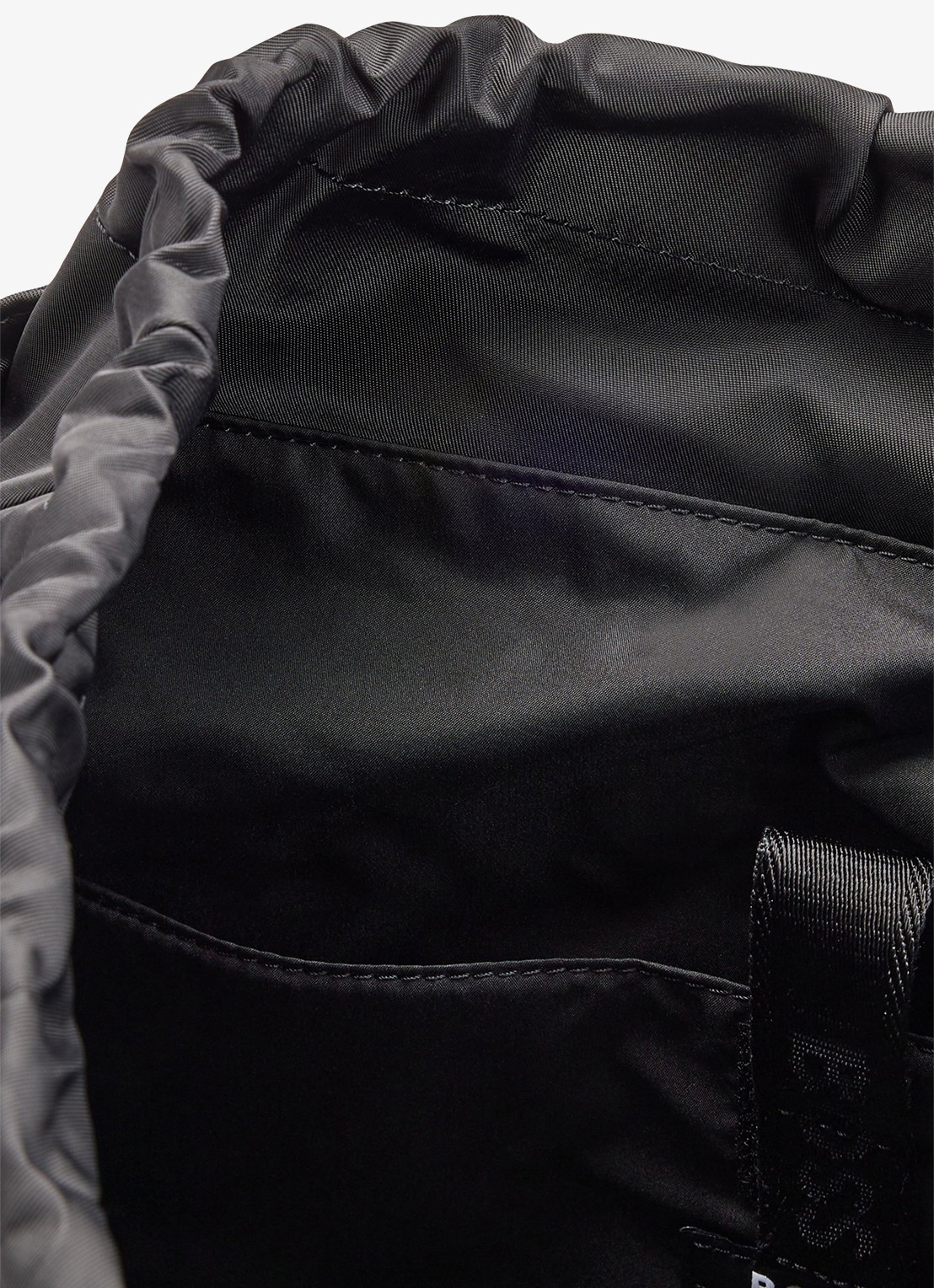 BOSS Rugtas van twill met Double B-monogram - achterkant 3 zwart