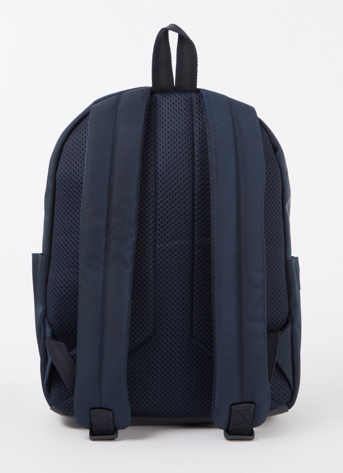 BOSS Rugzak met logo en 15 inch laptopvak - achterkant donkerblauw