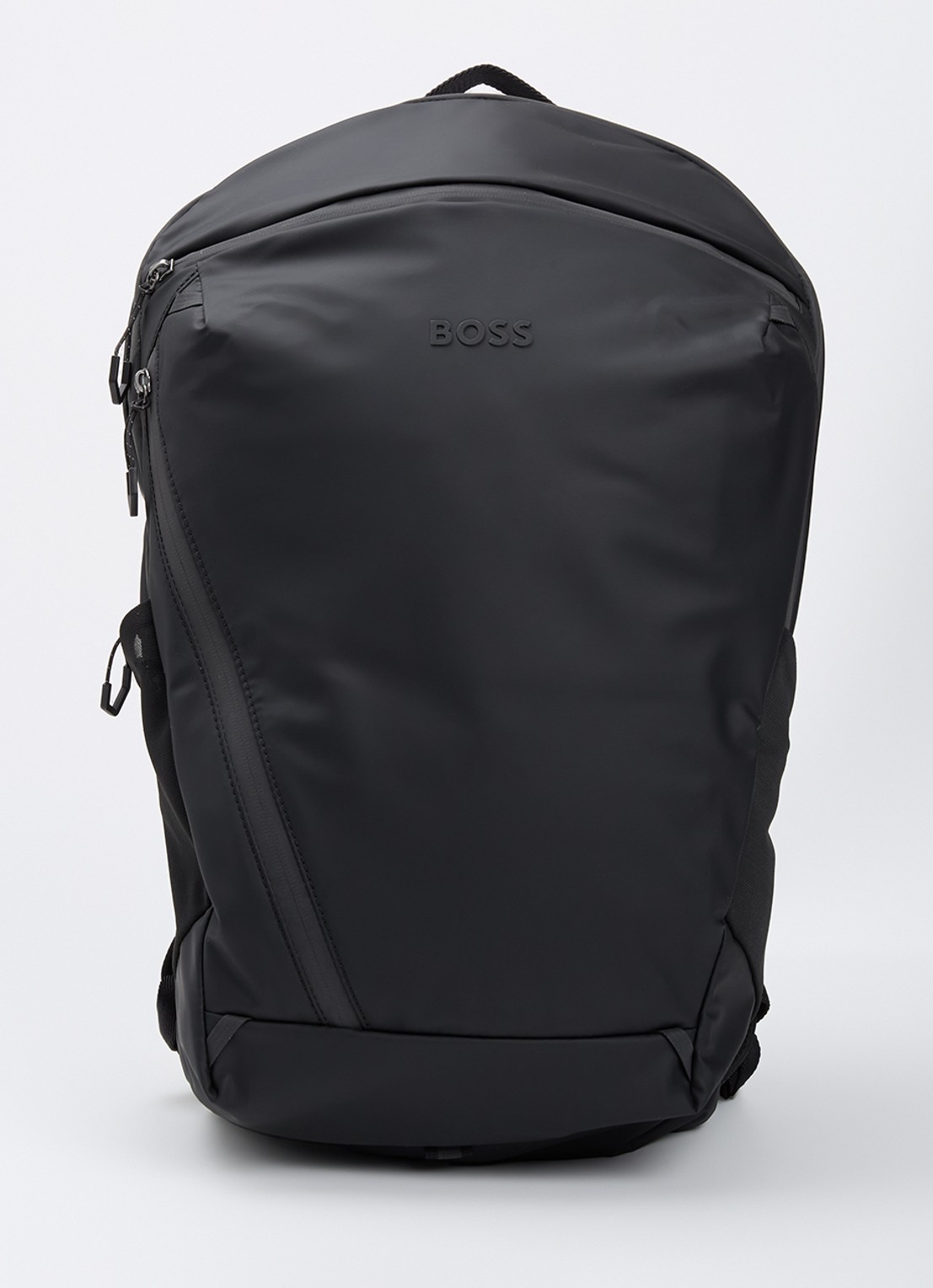 BOSS Rugzak met logo - voorkant 3 zwart