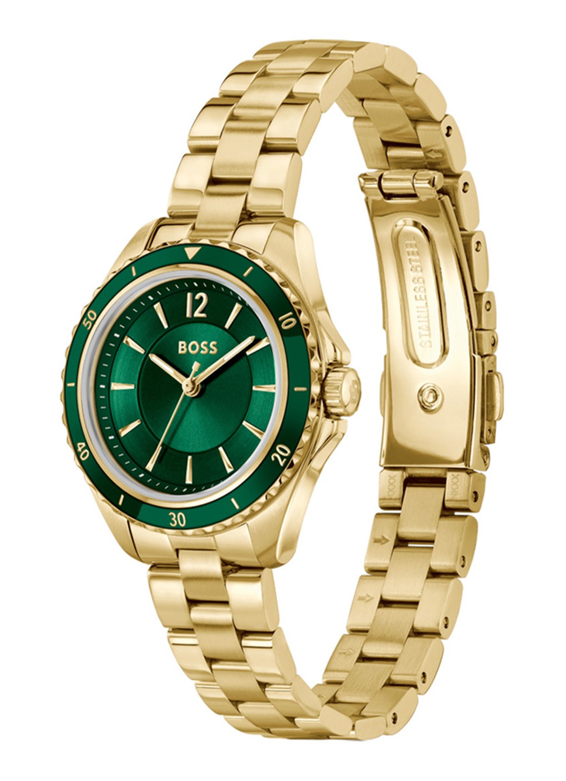 BOSS Sage Aqua horloge HB1502849  - detail goud