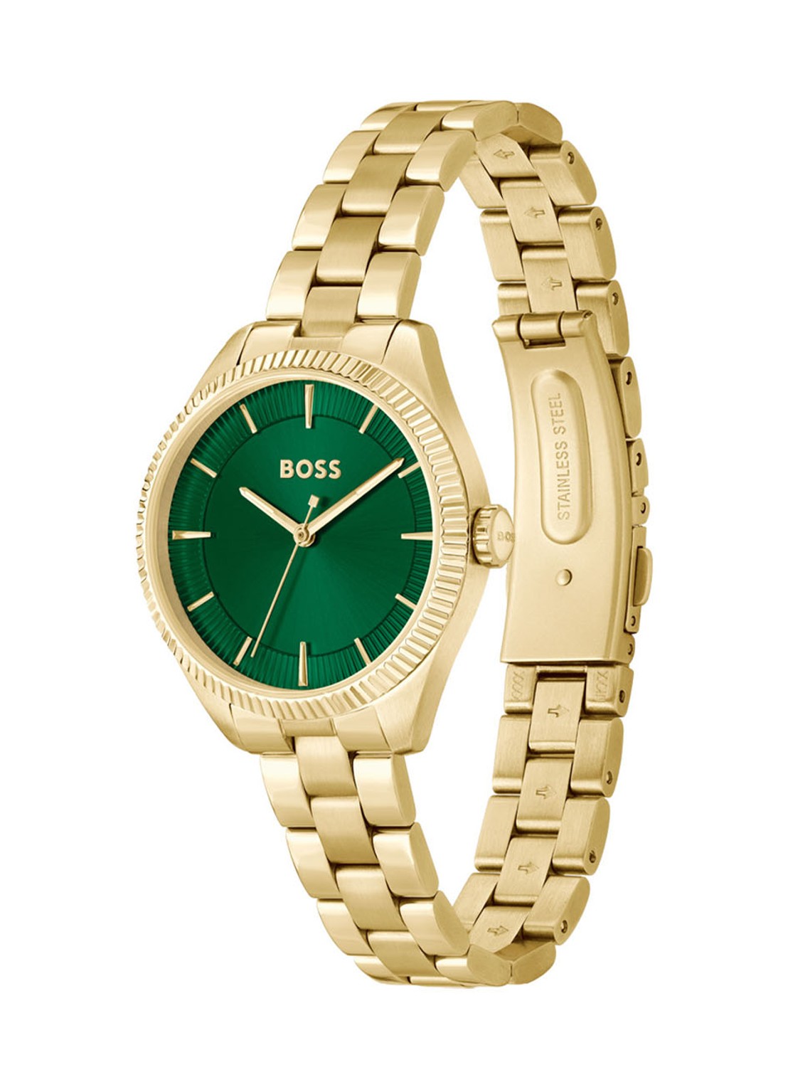 BOSS Sage horloge HB1502729 - detail goud
