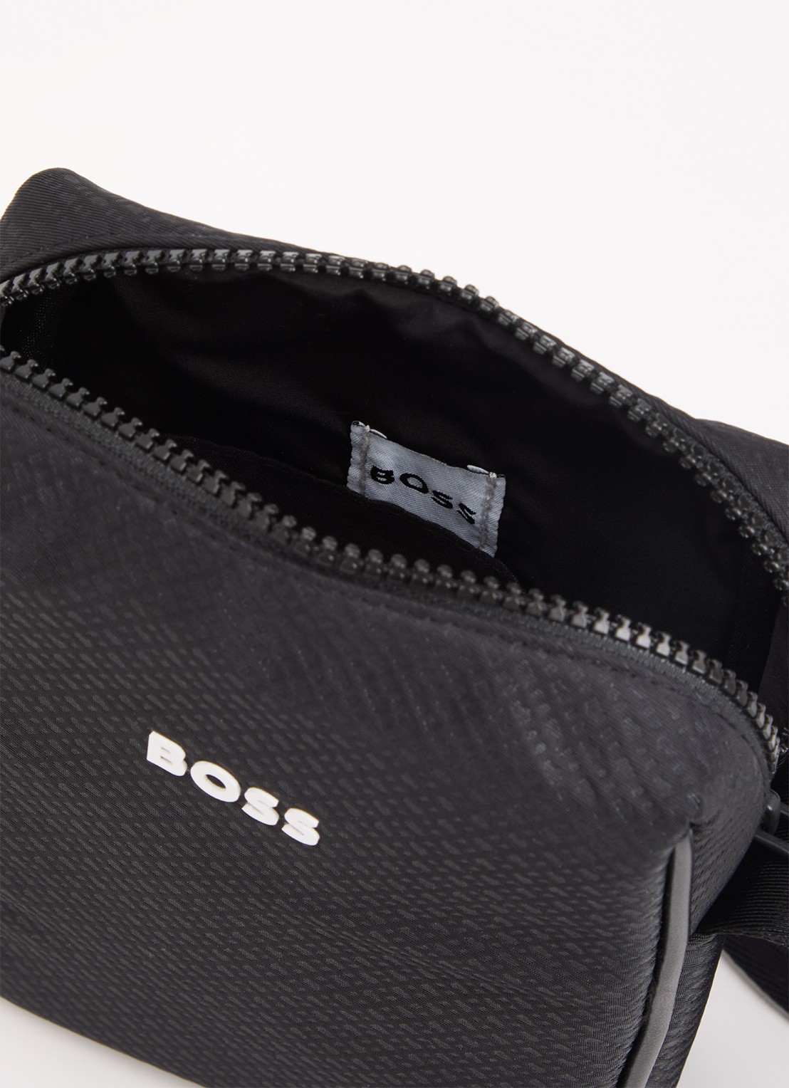 BOSS Schoudertas met logo  - detail 3 zwart