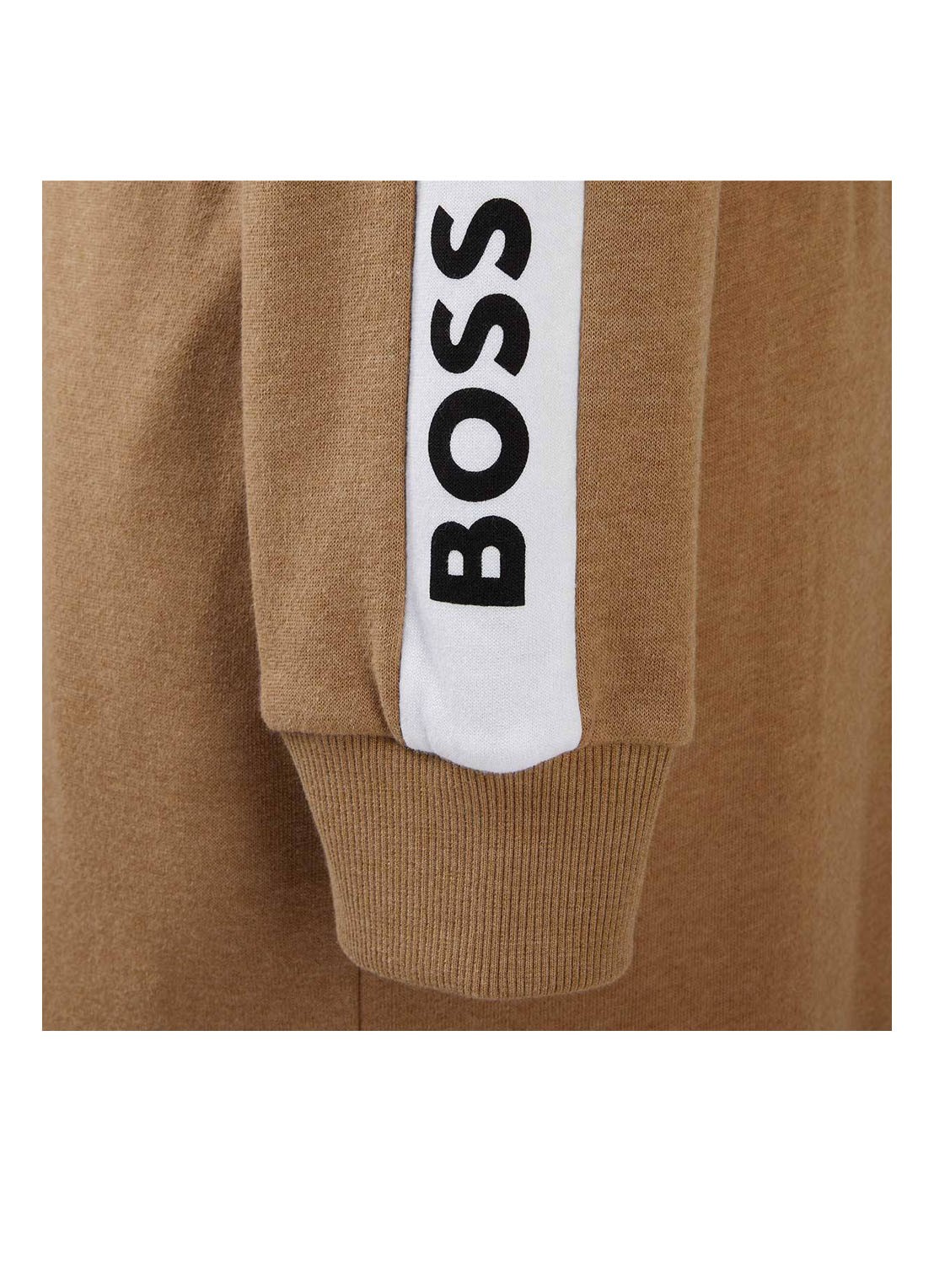 BOSS Sen badjas in katoenblend - 375g/m² - detail 3 camel
