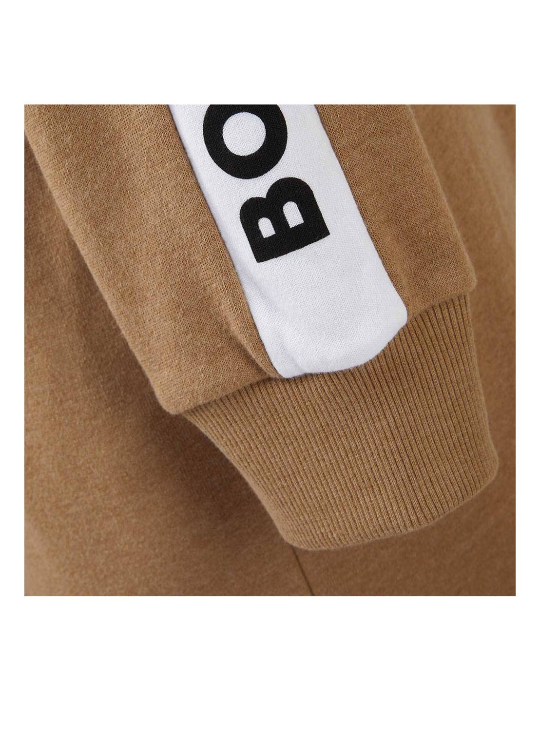 BOSS Sen badjas in katoenblend - 375g/m² - detail 4 camel