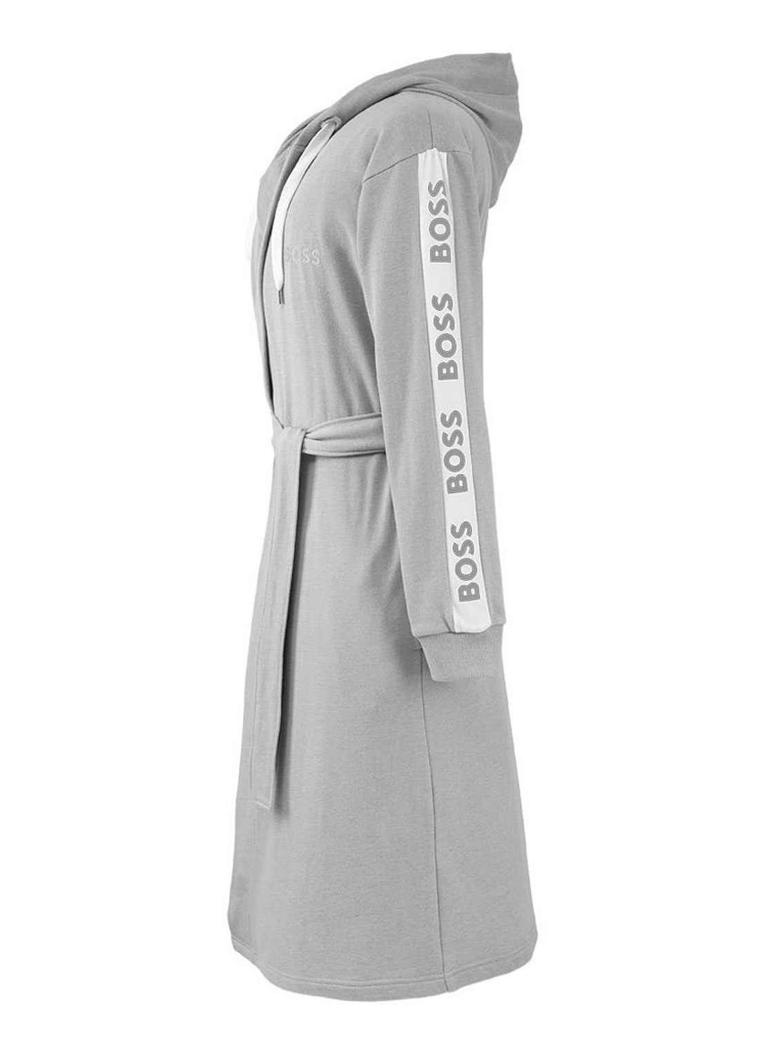 BOSS Sen badjas in katoenblend - 375g/m² - detail 2 grijsmele