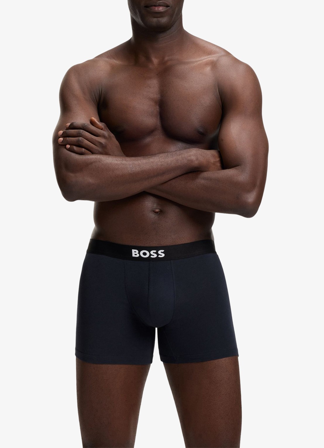 BOSS Set van drie boxershorts van stretchkatoen - detail 7 open blue-462 / blauw