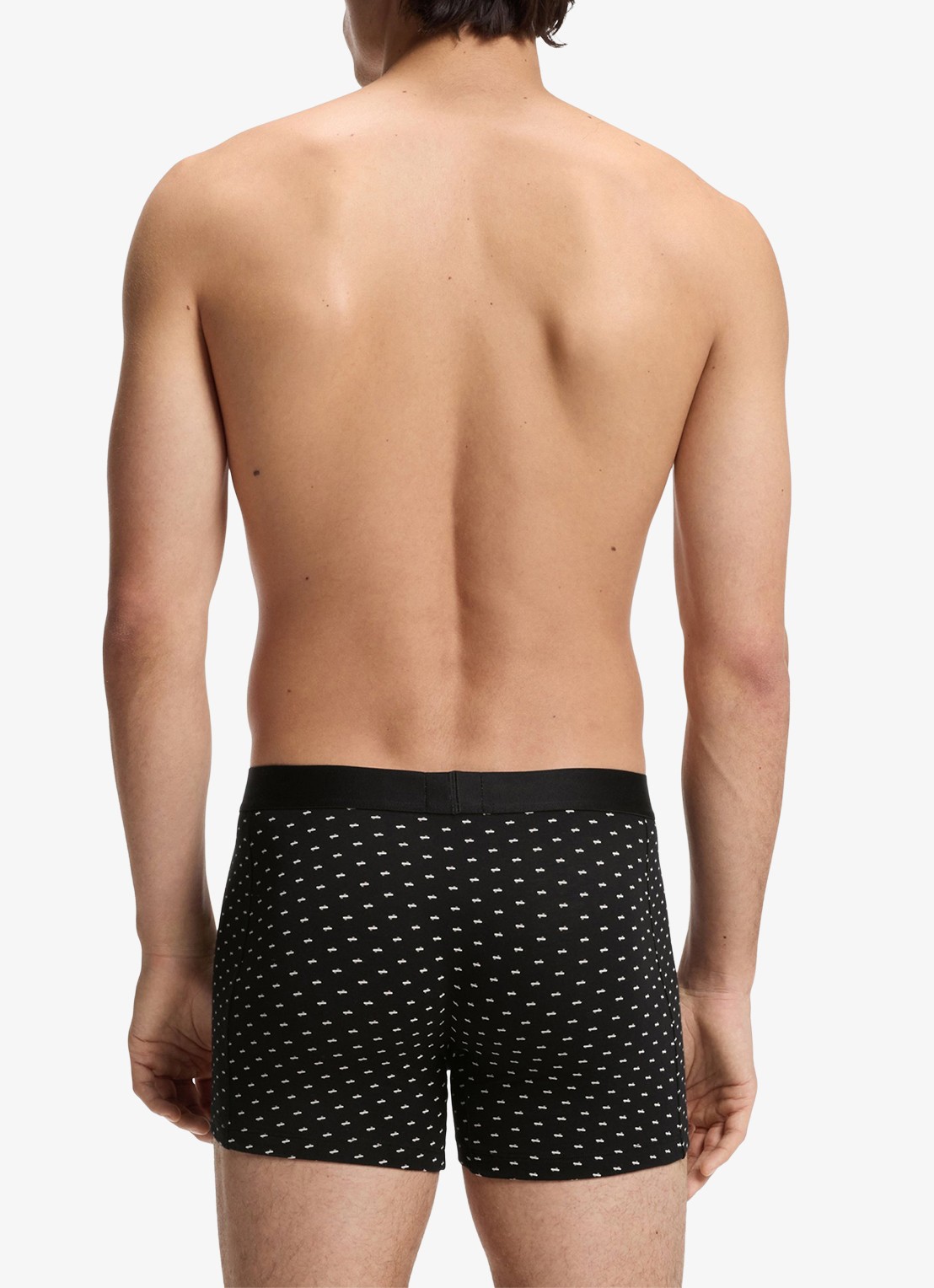 BOSS Set van drie boxershorts van stretchkatoen - achterkant open beige-282 / beige
