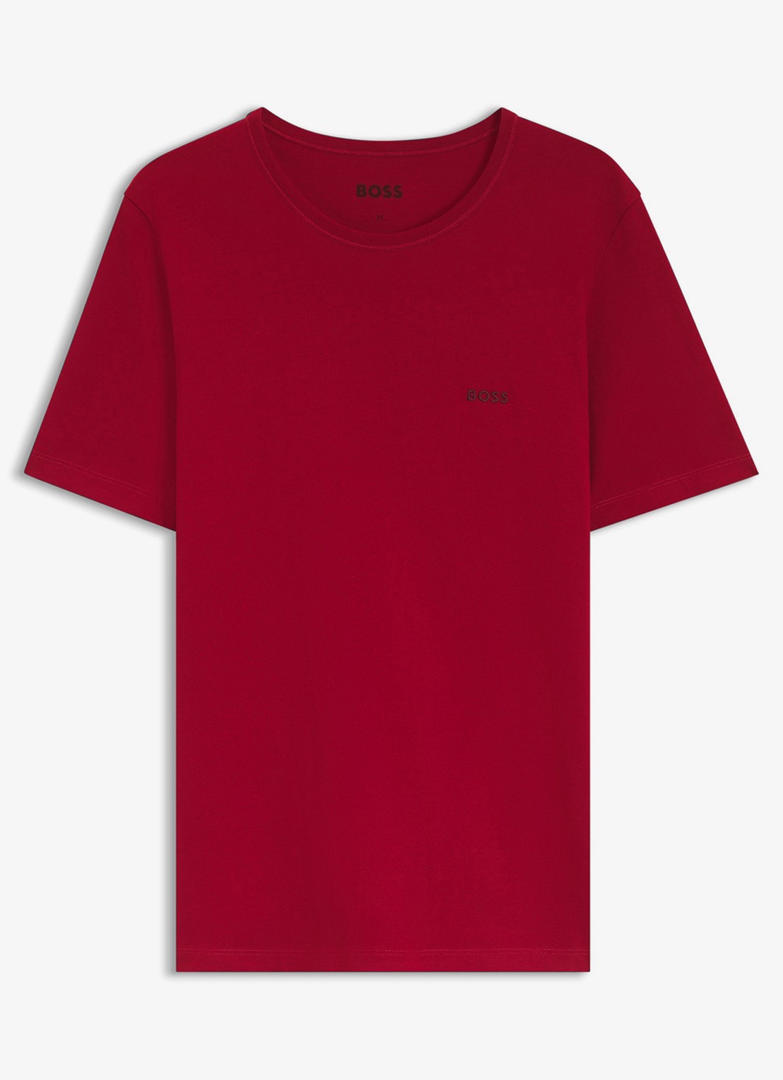 BOSS Set van drie katoenen T-shirts met logostiksel - voorkant open red-644 / rood