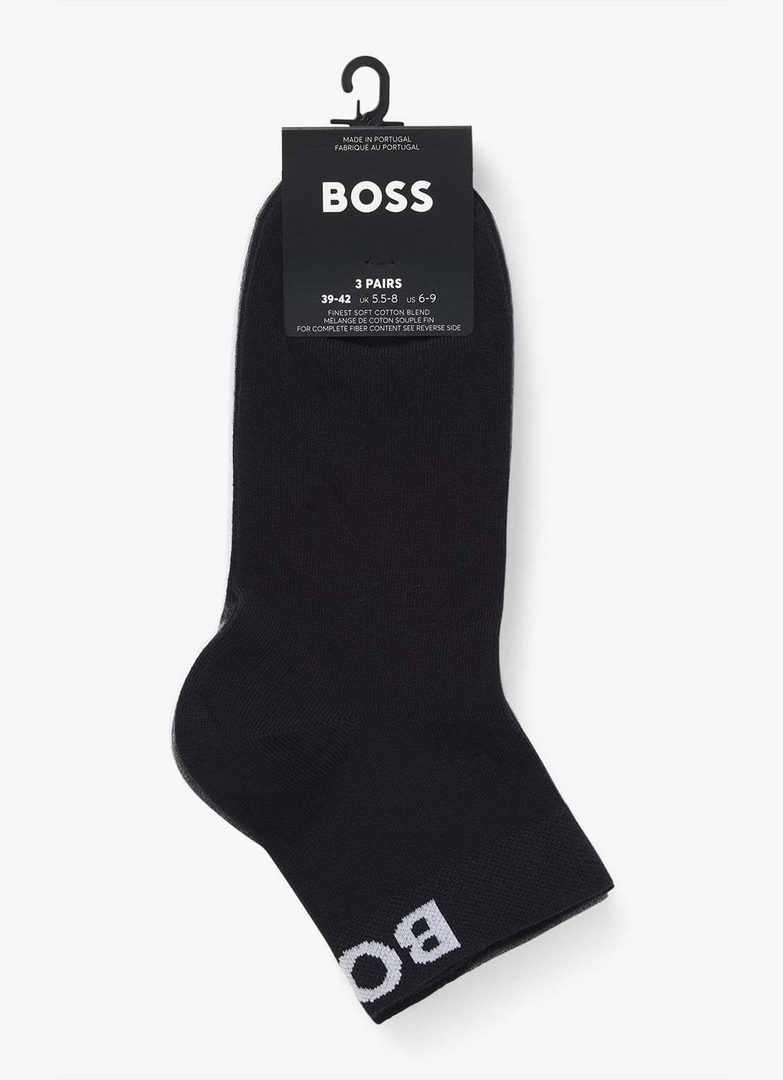 BOSS Set van sokken met logo 3-delig - detail 3 zwart