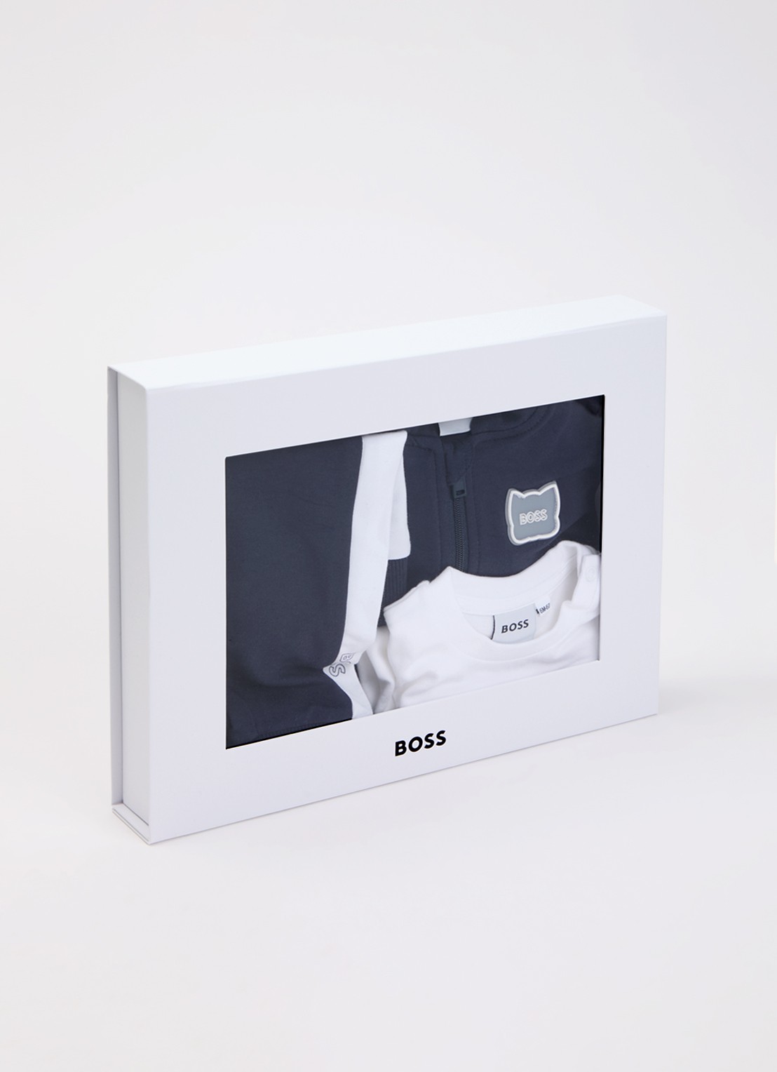 BOSS Set van sweatvest, T-shirt en joggingbroek 3-delig - detail 4 donkerblauw