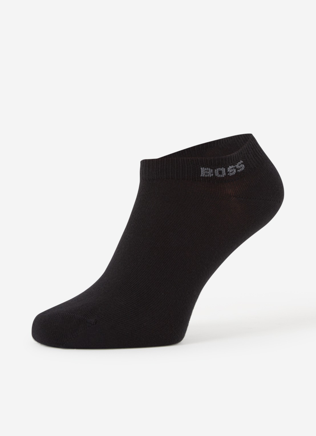 BOSS Set van vijf paar enkelsokken met logodetails - detail zwart