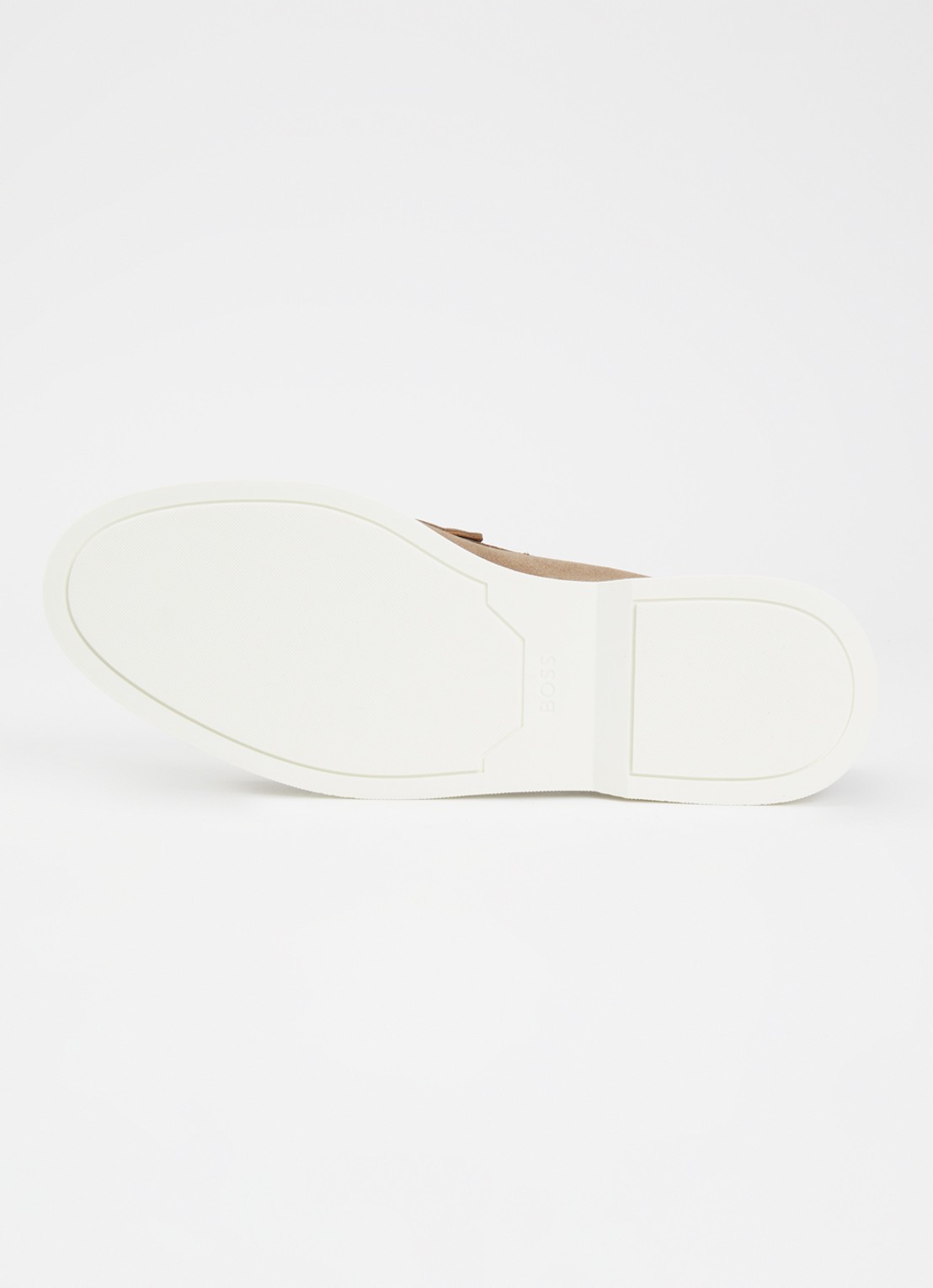 BOSS Sienne loafer van suède - detail 3 lichtbruin